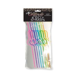 LITTLE GENIE GLITTERATI SILLY STRAWS 8CT