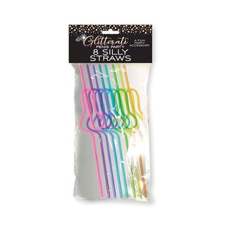 LITTLE GENIE GLITTERATI SILLY STRAWS 8CT