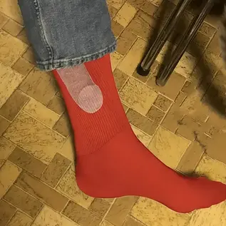 "OH" PENIS SOCKS