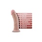 BLUSH DR SKIN POSABLE EXTRA THICK DONG 8" VANILLA