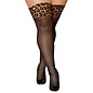 DREAMGIRL DG STAY UP LEOPARD PRINT TOP THIGH HIGH Q/S