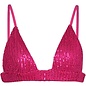 "O" HEAVENS "O" HEAVENS BIKINI STYLE STRETCH SEQUIN TOP PINK
