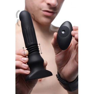 XR BRAND THUNDERPLUG SWELLING & THRUSTING VIBE W/ REMOTE