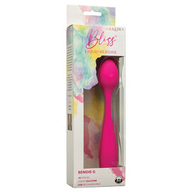 CALIFORNIA EXOTICS BLISS LIQUID SILICONE BENDIE G VIBE PINK