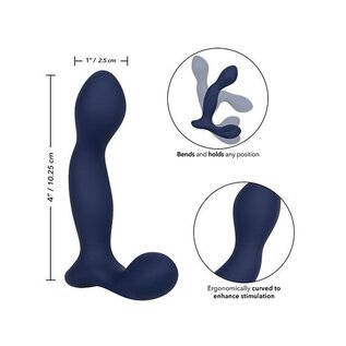 CALIFORNIA EXOTICS VICEROY EXPERT P OR G MASSAGE TOOL BLUE
