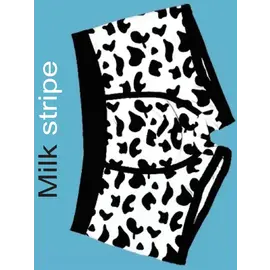 "O" HEAVENS "O" HEAVENS BRIEFS MENS COW BLACK WHITE