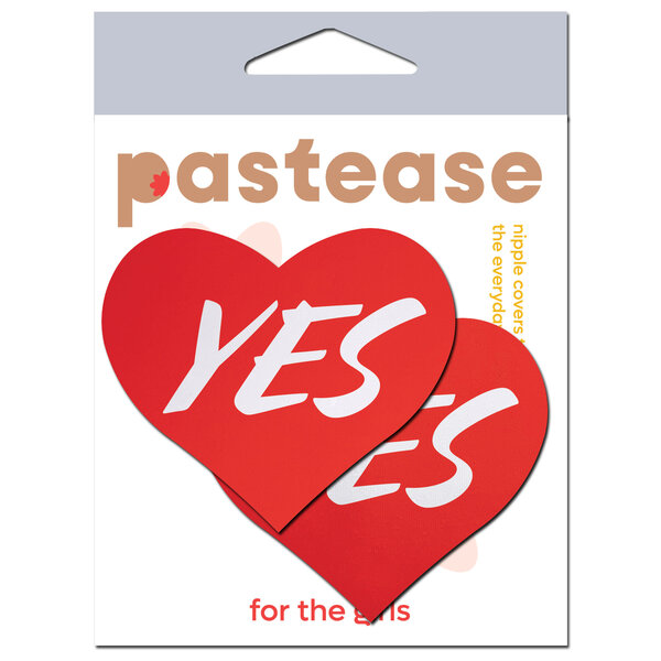 PASTEASE PASTIES LOVE YES RED HEART PASTIES