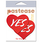 PASTEASE PASTIES LOVE YES RED HEART PASTIES