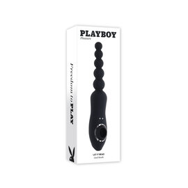 EVOLVED PLAYBOY DOUBLE ENDED SUCKING VIBE BEADS BLACK