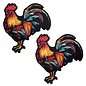 PASTEASE PASTIES COLORFUL ROOSTER PASTIES