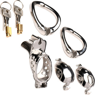 XR CHASTITY MASTER SERIES DELUXE STAINLESS STEEL CAGE