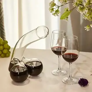 "O" HEAVENS WINE AERATOR GLASS PENIS