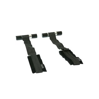 SPORTS SHEETS SPORTSHEETS DOOR CUFFS BLACK