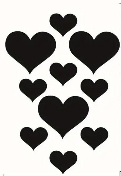"O" HEAVENS STICKY HEARTS