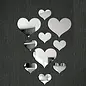 "O" HEAVENS WALL STICKERS HEARTS