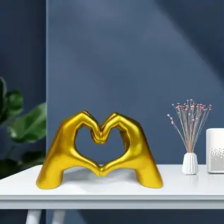 "O" HEAVENS LOVE GESTURE HAND DECOR GOLD