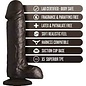 BLUSH COVERBOY THE MOVIE STAR DILDO 8" CHOCOLATE