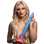 "O" HEAVENS DILDO CREATURE SNAKE GLOW IN THE DARK BLUE 18"