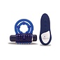 SENSUELLE COCK RING NU SENSUELLE ENDURE BULLET/REMOTE BLUE