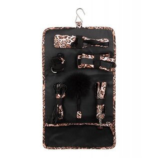 CALEX RESTRAINTS UNLEASHED ADVENTURE BONDAGE KIT ANIMAL PRINT