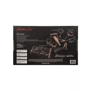 CALEX RESTRAINTS UNLEASHED ADVENTURE BONDAGE KIT ANIMAL PRINT
