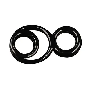 ICON BRANDS TRIPLE PLAY COCK RING BLACK