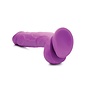 XR BRAND POP PECKERS DILDO W/BALLS 8.25" PURPLE