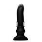 XR BRAND THUNDER PLUG VIBRATING & THRUSTING W/REMOTE BLACK