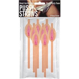 HOTT PRODUCTS STRAWS PUSSY 8 PC