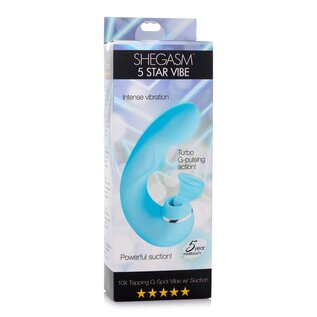 XR BRAND INMI SHEGASM 5 STAR TAPPING  G SPOT VIBE WITH SUCTION