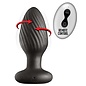 NASS TOYS ASS-SATION REMOTE VIBRATING & ROTATING ANAL PLUG BLACK