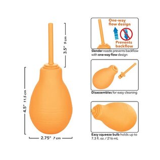 CALIFORNIA EXOTICS CHEEKY ONE WAY FLOW DOUCHE ORANGE