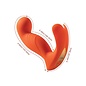 HONEY PLAY BOX HONEYS CRAVE 3 TICKLER VIBE W/ ROTATING HEAD ORANGE