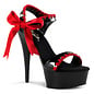 PLEASER PLEASER DELIGHT ANKLE STRAP W/ SIDE BOW