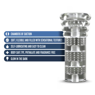 BLUSH STROKER M FOR MEN ALL NIGHTER CLEAR