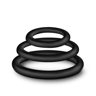 BLUSH PERFORMANCE VS4 PURE PREMIUM SILICONE RING SET BLACK