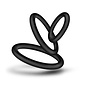 BLUSH PERFORMANCE VS4 PURE PREMIUM SILICONE RING SET BLACK