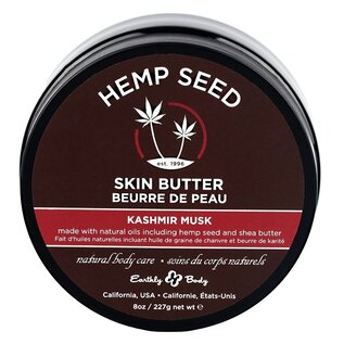 EARTHLY BODY BUTTER HEMP SEED KASHMIR MUSK 8 OZ