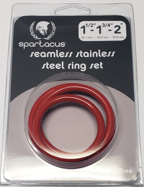 SPARTACUS C-RING METAL SET 1.5" 1.75" 2"