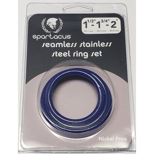 SPARTACUS STEEL RINGS SPARTACUS SET - 1.5" 1.75" 2"