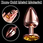 "O" HEAVENS ROSE GOLD JEWELED ANAL PLUG VARIETY