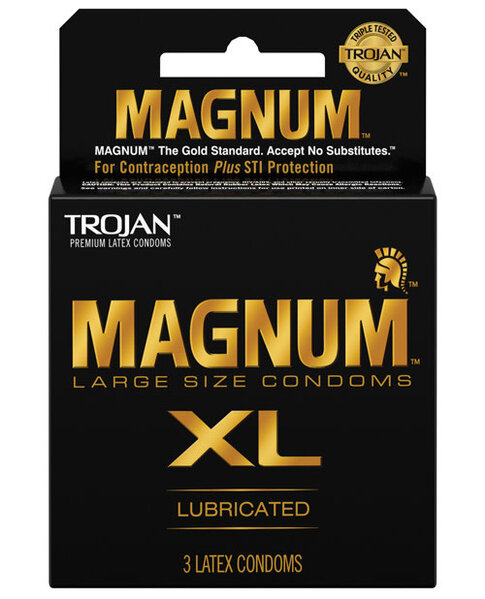 TROJAN CONDOM MAGNUM XL 3 PACK