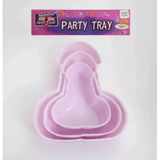 FORUM NOVETIES INC. BACHELORETTE PENIS PARTY TRAYS PINK SMALL/MEDIUM/LARGE