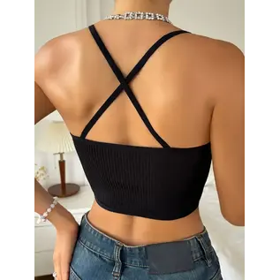 "O" HEAVENS CAMI TOP MESH