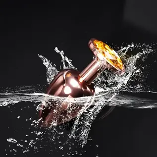 "O" HEAVENS ROSE GOLD JEWELED ANAL PLUG VARIETY
