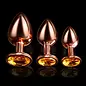 "O" HEAVENS ROSE GOLD JEWELED ANAL PLUG VARIETY