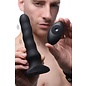 XR BRAND THUNDERPLUGS VIBRATING & SQUIRMING SILICONE PLUG W/ REMOTE CONTROL