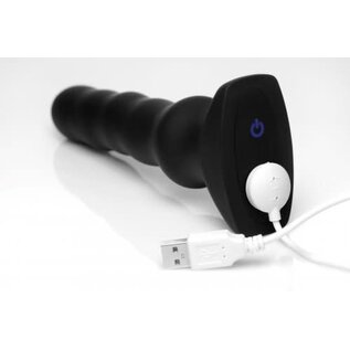 XR BRAND PLUG THUNDER BEADED VIBE W/ REMOTE CONTROL