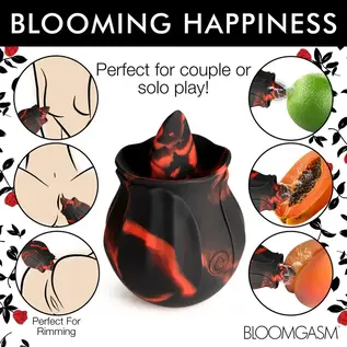 XR BRAND BLOOMGASM ROSE KISS BLACK
