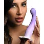 CURVE DILDO SIMPLY SWEET SLIM G PURPLE & WHITE 7"